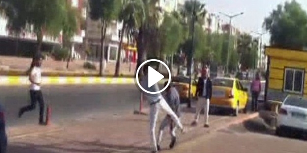 Tacizci neye uğradığını şaşırdı