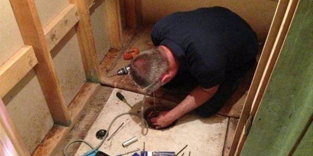 Tadilat yapılan evden çıkanlar hayrete düşürdü