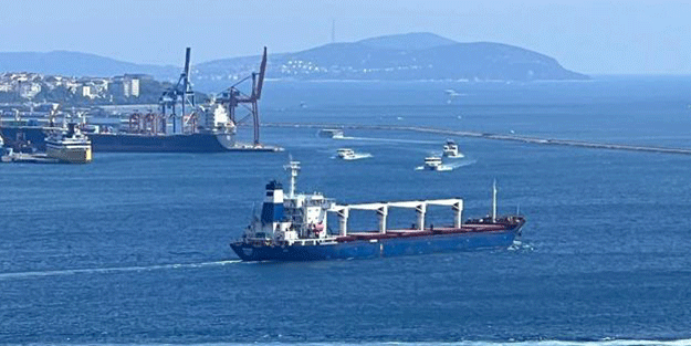 Tahıl sevkiyatı kapsamında Ukrayna'dan 5 gemi daha hareket etti