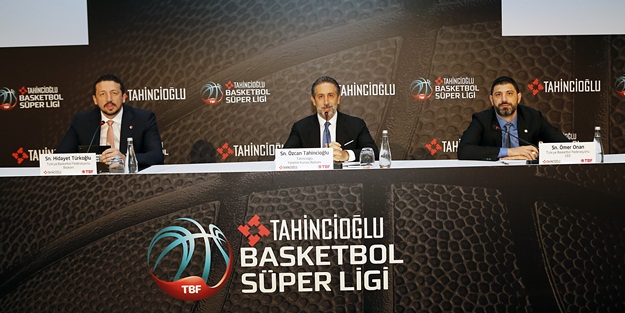 Tahincioğlu'ndan Avrupa'nın en iyi ligleri arasında yer alan basketbol süper ligine tam destek