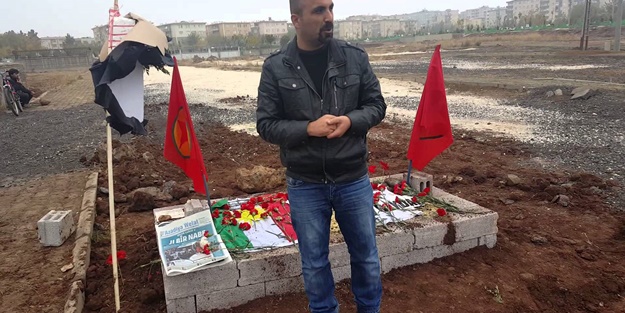 Tahir Elçi'nin mezarına duvar örüldü