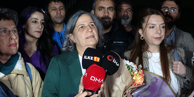 Tahliye edilen Gülten Kışanak'ı cezaevi de ıslah etmemiş!