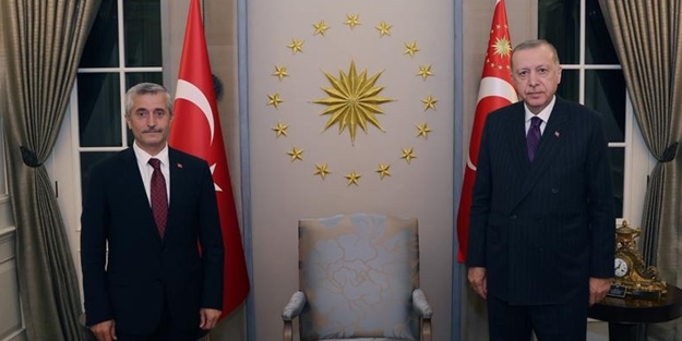 Tahmazoğlu, Cumhurbaşkanı Erdoğan ile görüştü