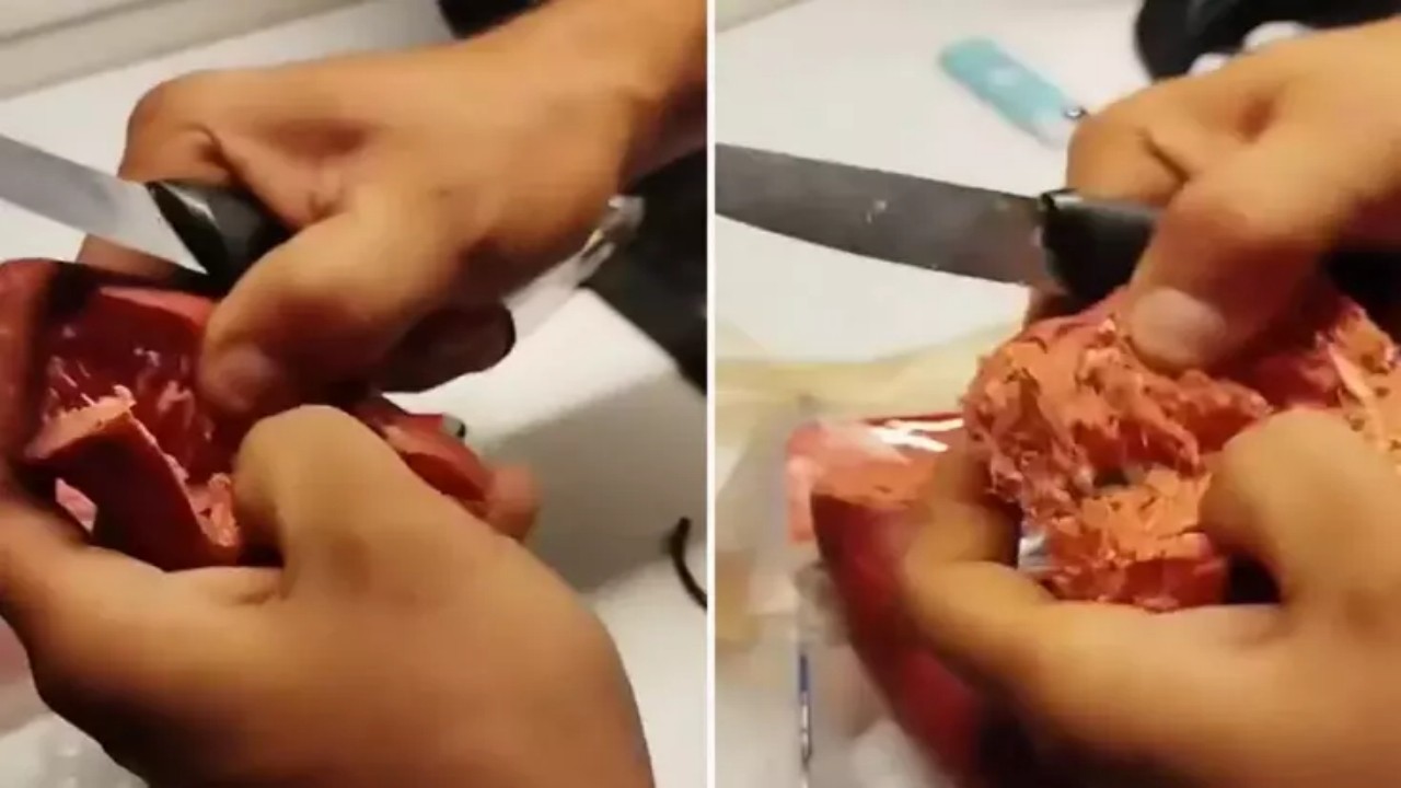 Tahmin bile edemeyeceksiniz! Sucuğun içinden çıkan şey, ağızları bir karış açık bıraktı