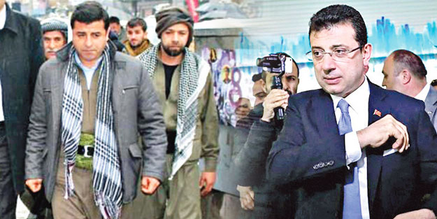 Tahrikçi Demirtaş’tan İmamoğlu’na destek!
