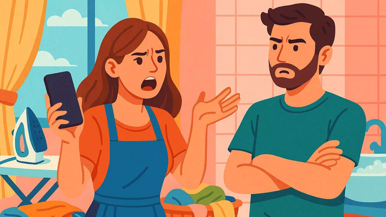 Takipçi sayısı düşen kadın, evi terk edip kocasını polise şikayet etti!