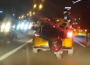 Taksi bagajında şaşkına çeviren yük taşıma yöntemi