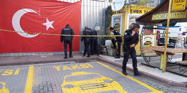 Taksi durağında silahlı saldırı