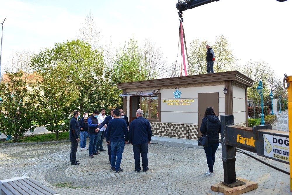 Taksi durakları yenileniyor, Süleymanpaşa’nın çehresi değişiyor 