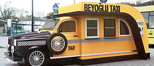 Taksi durakları göz kamaştıracak