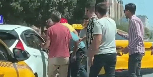 Taksiciler kadın sürücü adayına dehşeti yaşattı