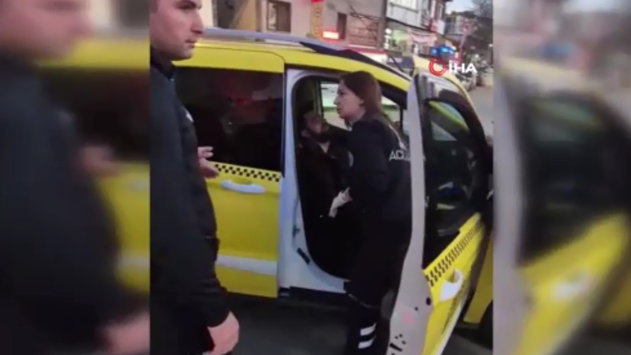 Taksicinin aklını alan müşteri! Polis ve sağlıkçılar seferber oldu