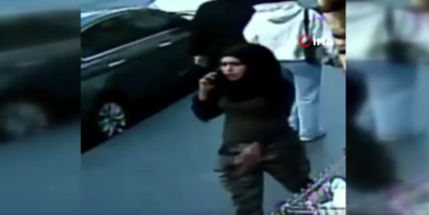 Taksim bombacısının saldırıdan önce telefonla konuştuğu görüntüler ortaya çıktı