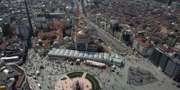 Taksim Camii yükseliyor! Yüzde 85'i...