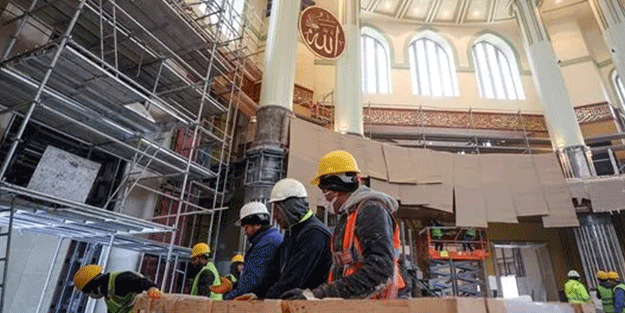 Taksim Camii'nde sona gelindi! Açılış tarihiyle ilgili detay verildi