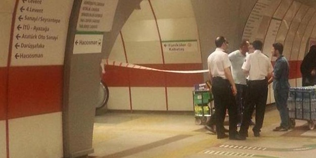 Taksim metrosunda bomba alarmı