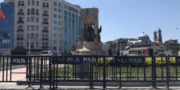 Taksim'de 1 Mayıs önlemleri