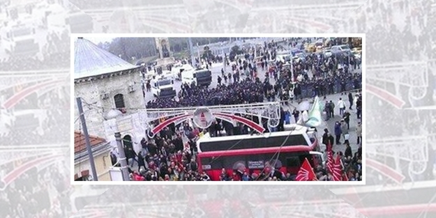 Taksim'de CHP'nin büyük fiyaskosu