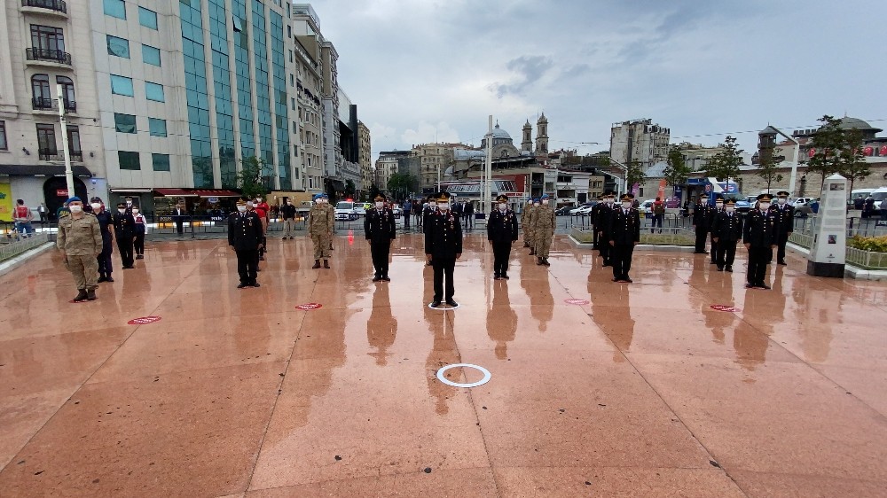Taksim’de jandarmanın 181’inci kuruluş yıl dönümü töreni 