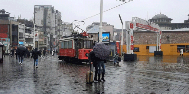 Taksim’de zor anlar