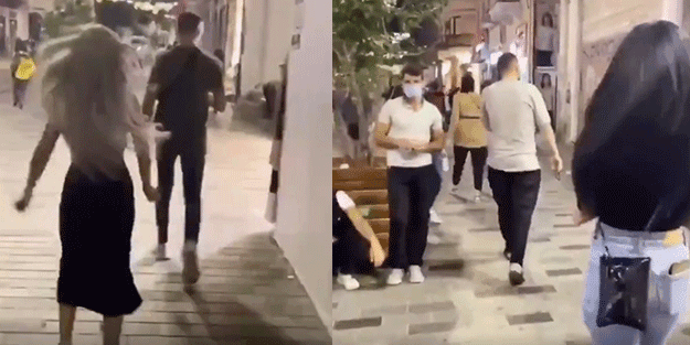 Taksim'deki ahlaksızlık 'pes' dedirtti! 