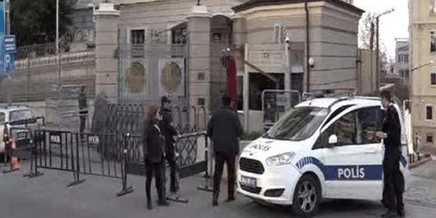 Taksim'deki Almanya Konsolosluğu'nda alarm