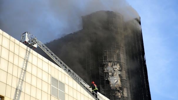 Taksim'deki hastane yangınının sebebi belli oldu