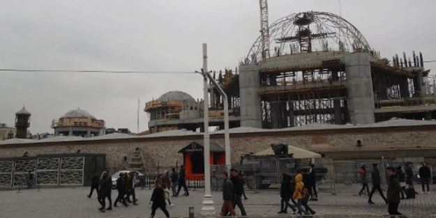 Taksim'in yeni silueti kendisini gösterdi!