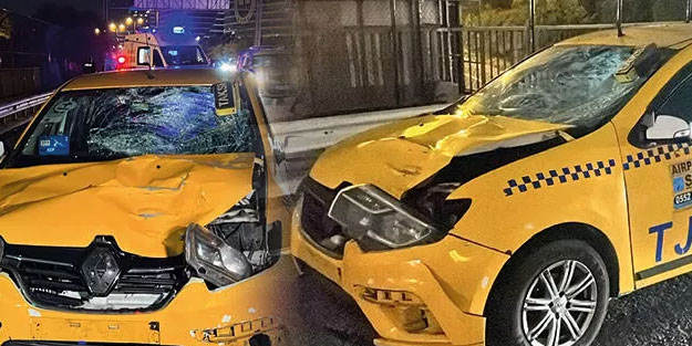 Taksinin çarptığı yaya hayatını kaybetti
