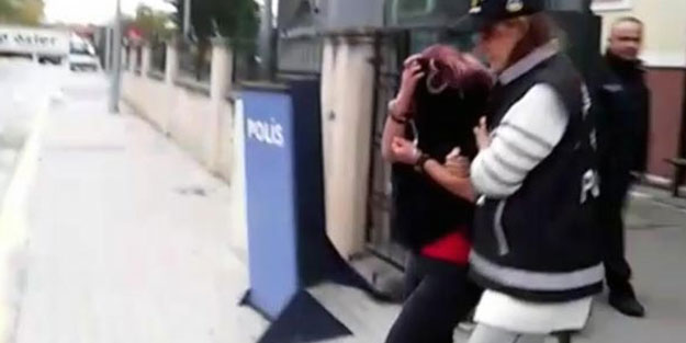Taksinin içinde kıskıvrak yakalandı! Hemen tutukladılar