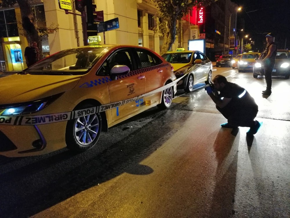 Taksiye silahlı saldırı: 1 yaralı 