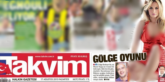 Takvim'den şehitlere büyük saygısızlık