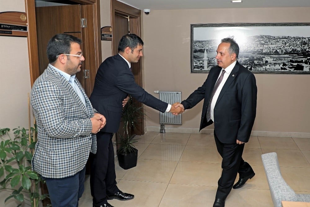Talas Belediyesi personelleri bayramlaştı 