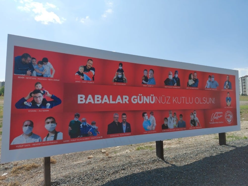 Talas Belediyesinden Babalar gününe özel kutlama 