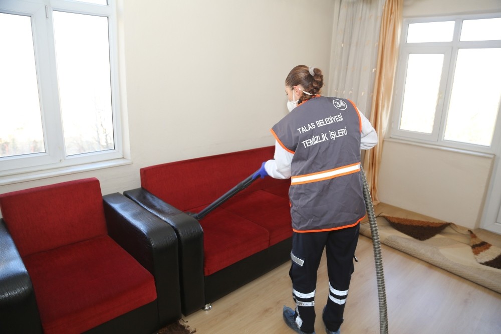 Talas Belediyesi’nden ev temizliği hizmeti 