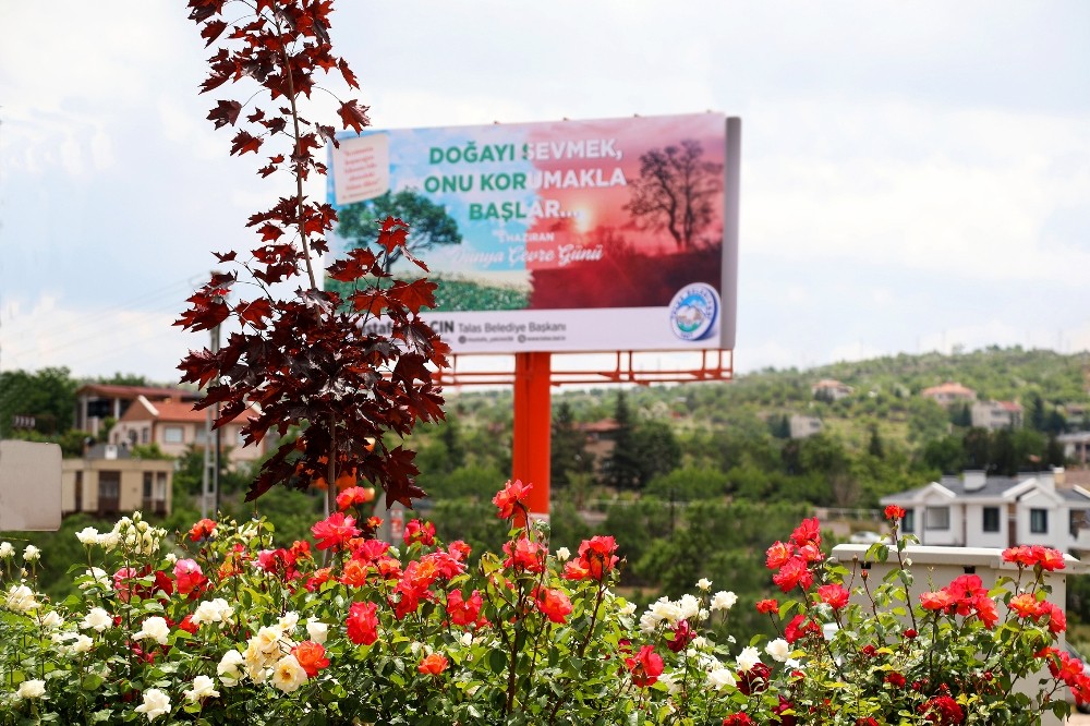 Talas, Çevre Günü’nde çiçek açtı 