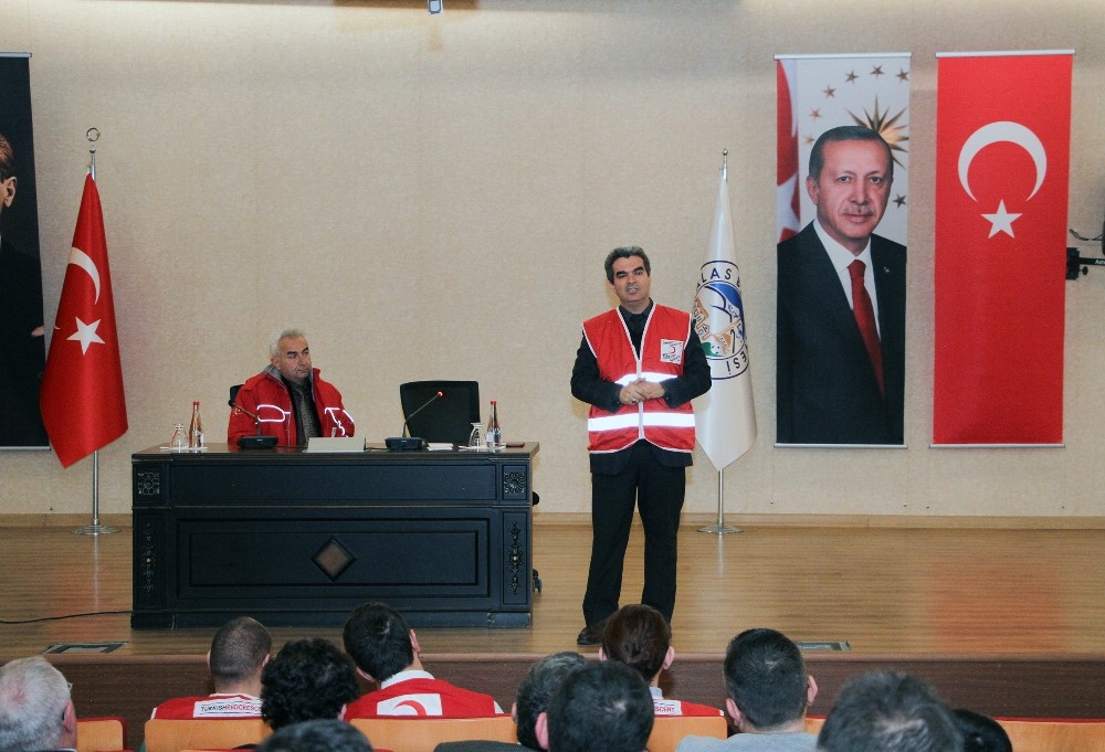 Talas personeline ilk yardım eğitimi 