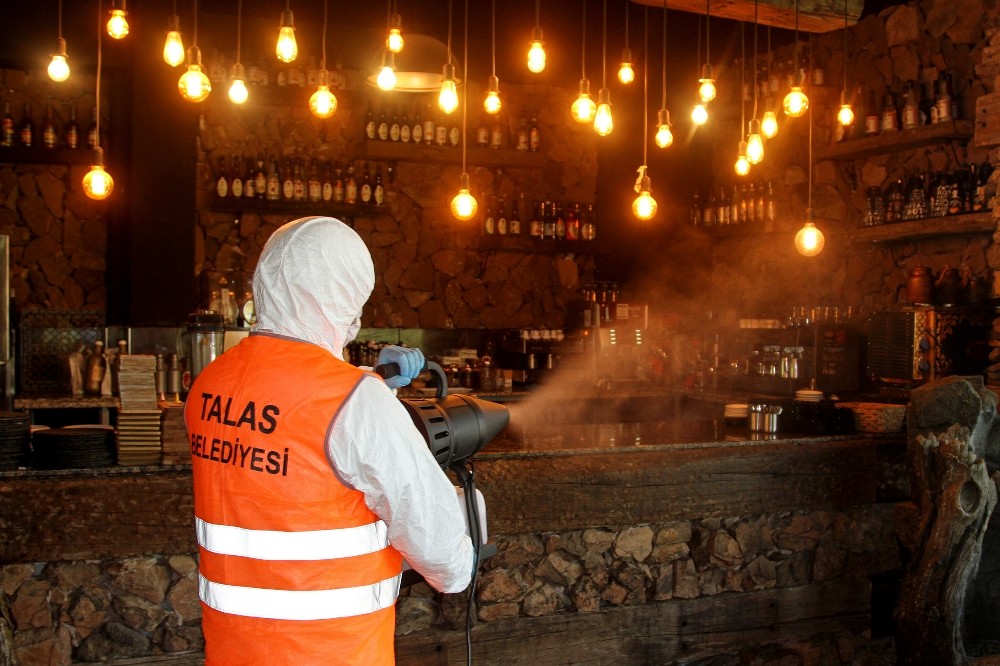 Talas’ta lokanta ve kafeler yeni normale hazır 