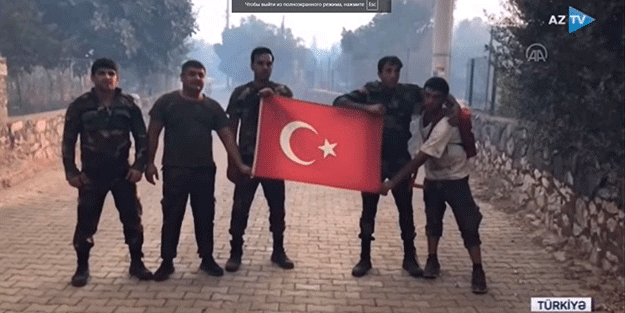 Tam 1 milyon izlenme! Kardeş Azerbaycan Türkiye’deki bu görüntüyü izledi
