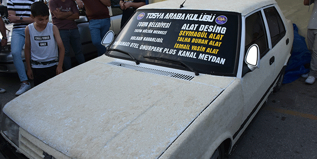 Tam 20 kilo kullanıldı! Aracın etrafındakini duyunca çok şaşıracaksınız