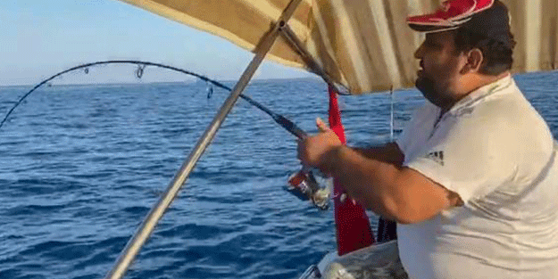 Tam 30 kilo! Amatör balıkçının ağına takıldı
