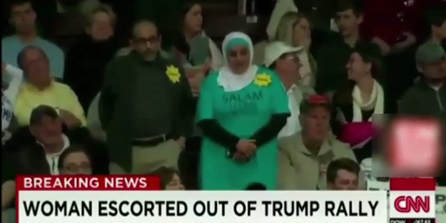 Alçaklar başörtülü kadın dışarı attı