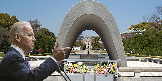 Tam Amerikan tipi ikiyüzlülük! 210 bin kişiyi öldürdükleri yerde 