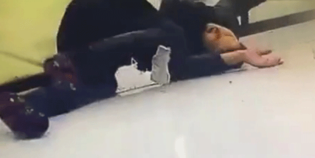Tam yere çakılacakken kıl payı yatağa düştü! O anlar böyle görüntülendi