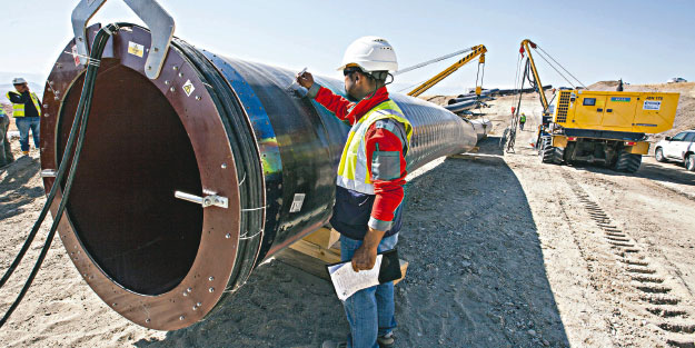 ‘TANAP’ta aslan payını türk müteahhitler aldı