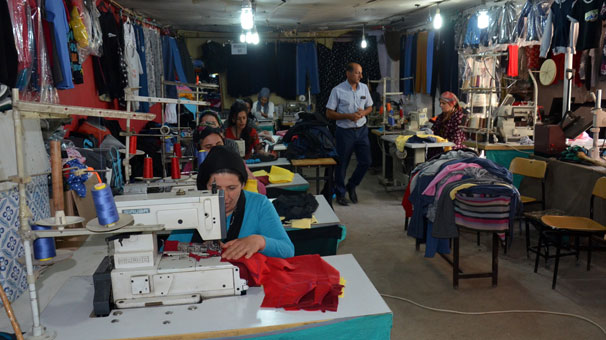 Tandır evini tekstil atölyesine çevirdi!