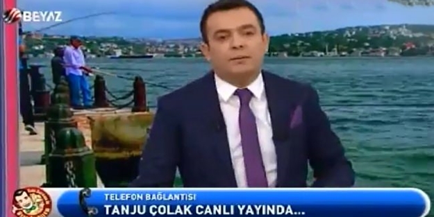 Tanju Çolak sunucuyu canlı yayında fena bozdu