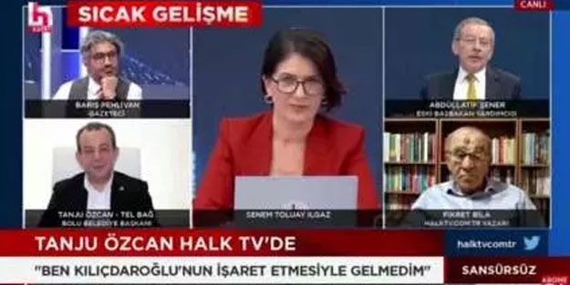 Tanju Özcan ve Abdüllatif Şener tartıştı: Sizin gibi badem bıyıklılara...