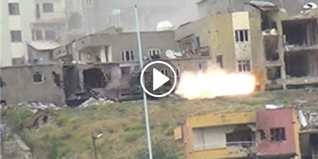Tank ve kobra teröristleri böyle imha etti!