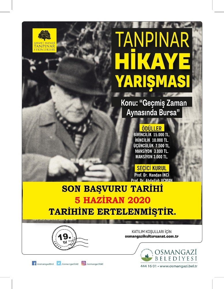 Tanpınar Yarışması Başvuruları Uzatıldı 